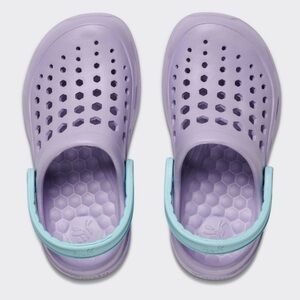 NWT Joybees Kids Active Clogs Solid Lilac/Sky Blue Size 4